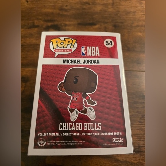 Funko Pop Chicago Bulls Michael Jordon #54 NBA - Picture 3 of 5